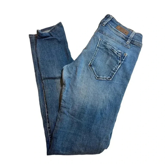 S.OLIVER WOMENS MID RISE DISTRESSED SHAPE SKINNY JEANS SIZE 29 /31 - Picture 6 of 8